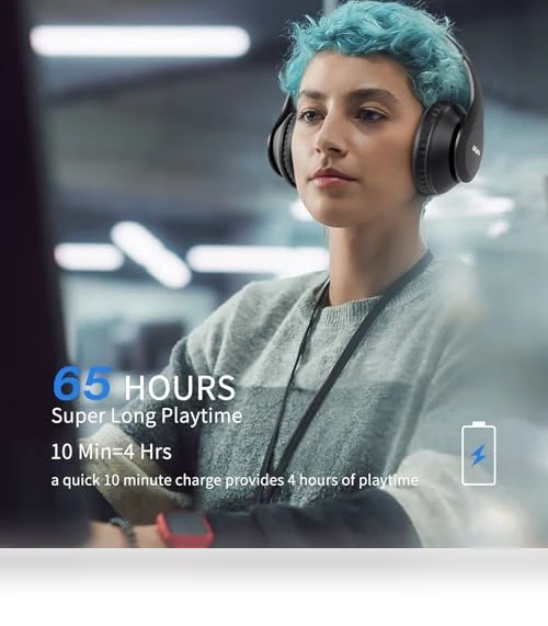 Wireless Bluetooth Headphones — Over-Ear Headphones, Uliptz