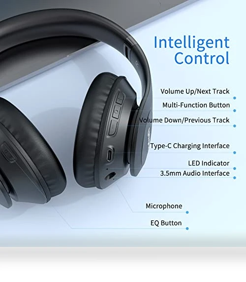 Wireless Bluetooth Headphones — Over-Ear Headphones, Uliptz
