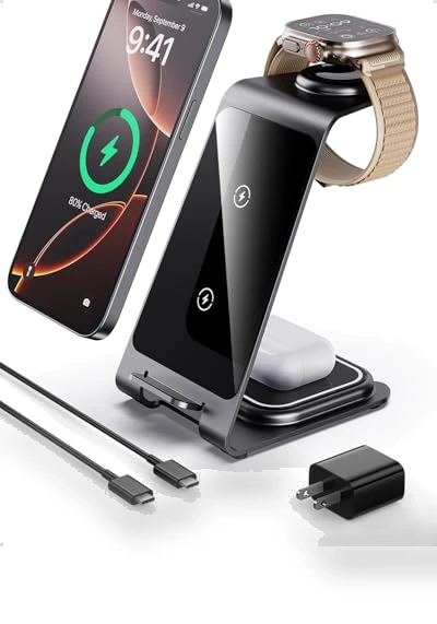 3 in 1 Wireless Charging Station — Chargers, Intoval