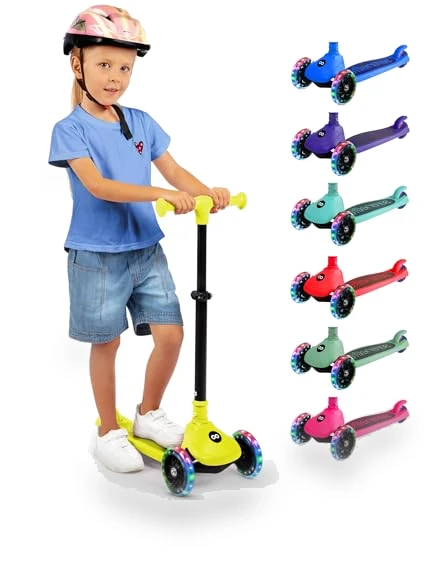 3 Wheel Foldable Kids Scooter — Push Scooters, SereneLife