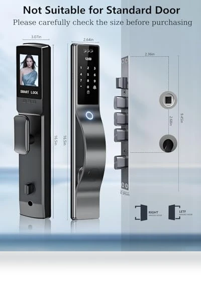 3D Face Recognition Smart Door Lock — Smart Home Security, TianfuSpanda