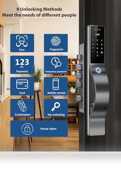 3D Face Recognition Smart Door Lock — Smart Home Security, TianfuSpanda