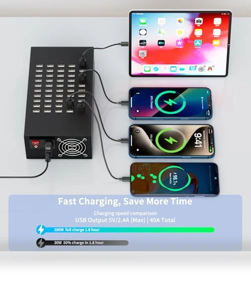 50 Port USB Charging Station — Hubs, Dongguan Zeen Tengxiang Technology Co., Ltd