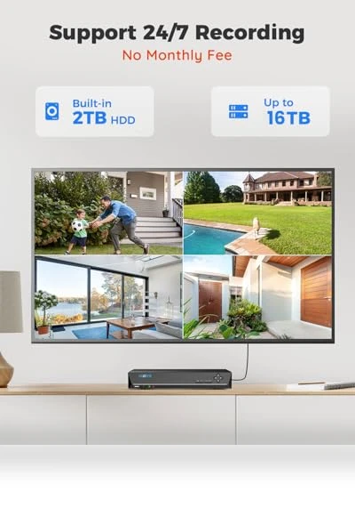 5MP 8CH Home Security Camera System — Security Cameras, Reolink