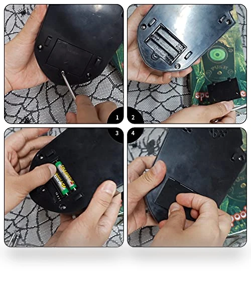Animated Eyeball Haunted Doorbell — Spooky Sounds, Fengek