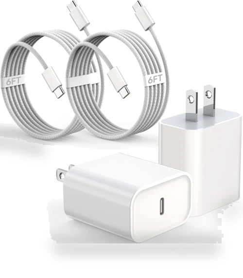 Fast Charging USB-C Cable and Wall Charger Block 2Pack — Chargers, Shenzhen Huangyingjia Technology Co., Ltd.
