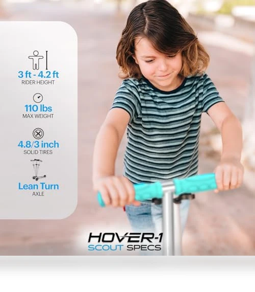 Folding Kick Scooter for Kids — Push Scooters, Hover-1