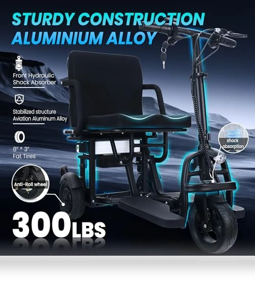 Folding Mobility Scooter — Rolling Walkers, WEYRAL