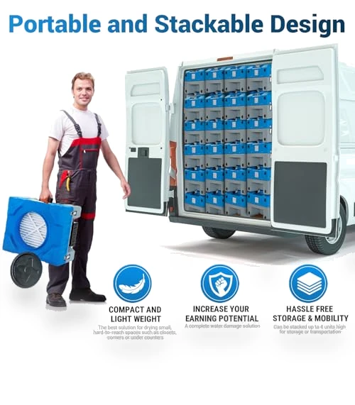 Hepa Air Scrubber Industrial Air Cleaner — Activated Carbon Air Purifiers, MOUNTO