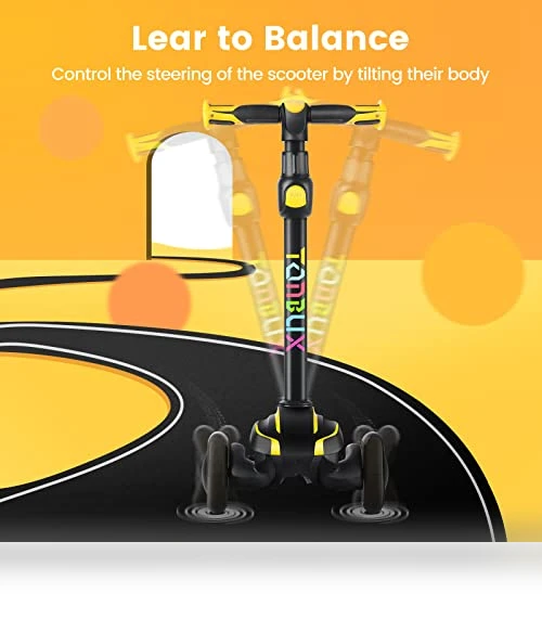 Kids Scooter with Light Up Wheels — Kids' Bikes, TONBUX