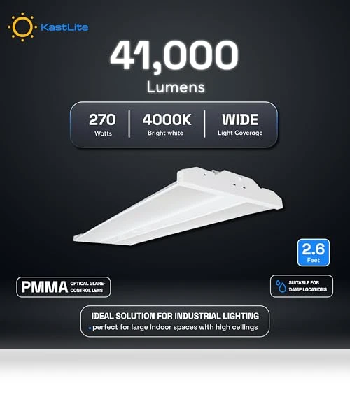 LED Linear High Bay Shop Light — Bay Lighting, KastLite