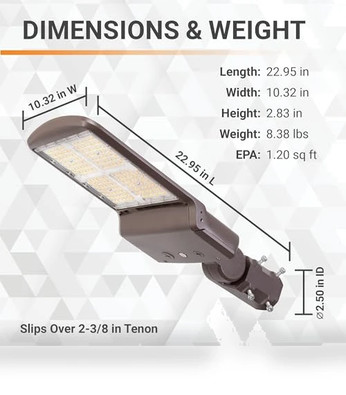 LED Parking Lot Light Fixture — Street Lighting, HTM LIGHTING SOLUTIONS
