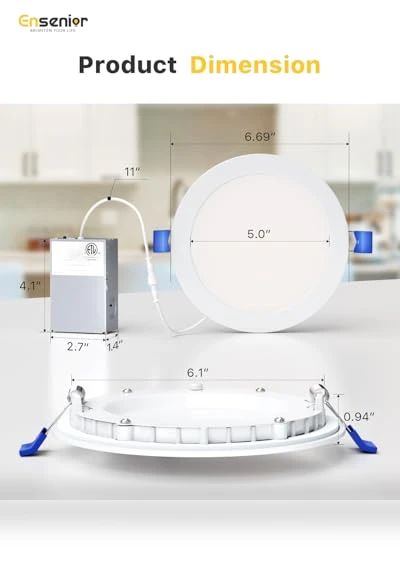 LED Recessed Ceiling Light — Commercial Lighting Solutions, Ensenior