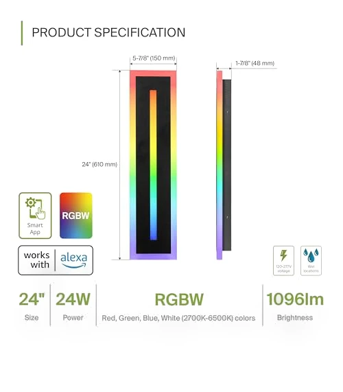 LED Wall Mount Light Fixture — Wall Lighting, ASD