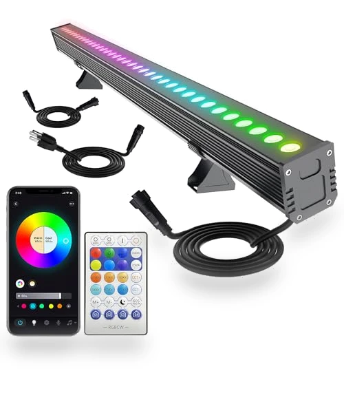Linkable RGBCW LED Wall Washer Light — Garden Illumination, Yasotek