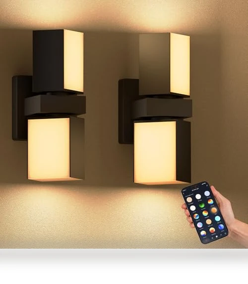 Outdoor Wall Lights — Garden Illumination, XMCOSY+