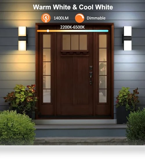 Outdoor Wall Lights — Garden Illumination, XMCOSY+