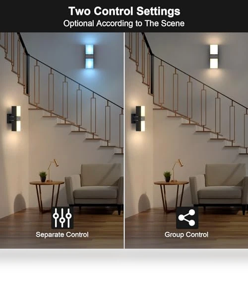 Outdoor Wall Lights — Garden Illumination, XMCOSY+