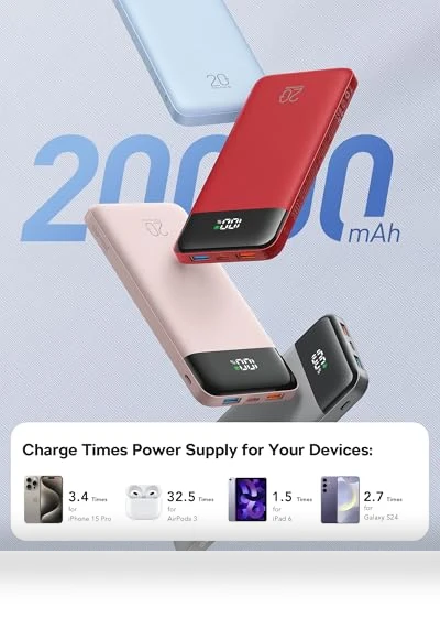 Portable Charger with 4 Built-in Cables & 6 Outputs — Chargers, Charmast