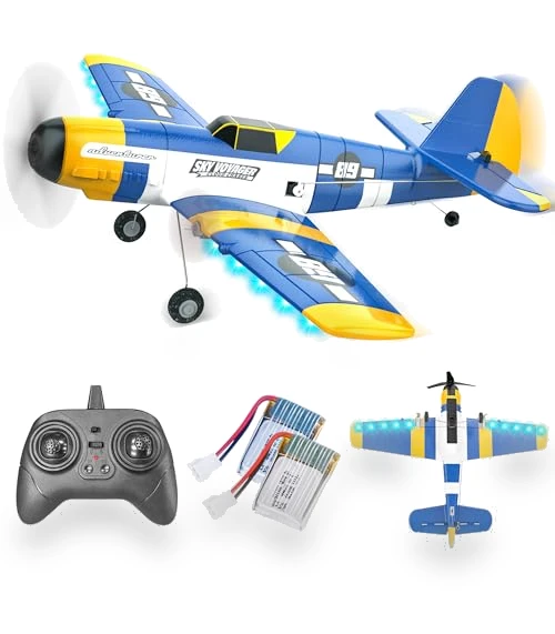 Remote Control Airplane with LED Lights — Remote Control Aircraft, BEZGAR