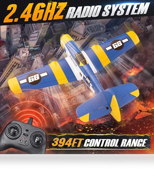 Remote Control Airplane with LED Lights — Remote Control Aircraft, BEZGAR