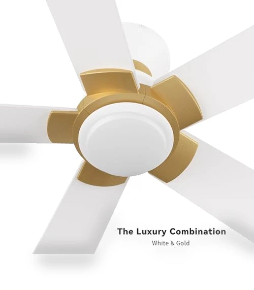 Smart Ceiling Fans with Lights Flush Mount — Ceiling Fan Wall Controls, SMAFAN