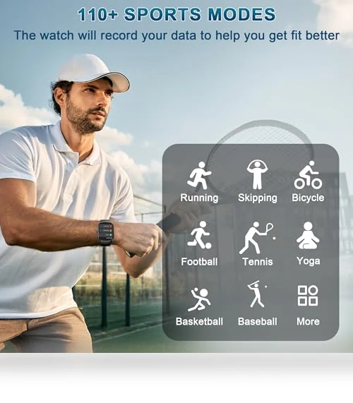 Smart Watch with HD Curved Screen — Smartwatches, STECEi