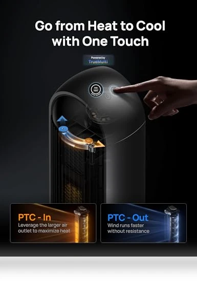 Tower Fan and Heater Combo — Desktop Cooling Solutions, Dreo
