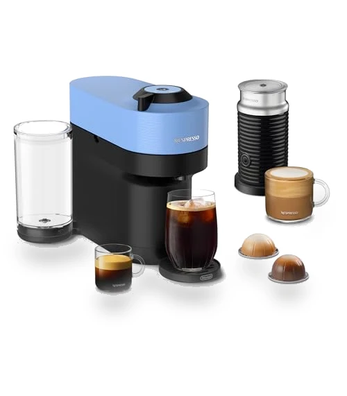 Vertuo Pop+ Coffee and Espresso Machine with Aeroccino Milk Frother — Coffee & Espresso Combos, Nespresso