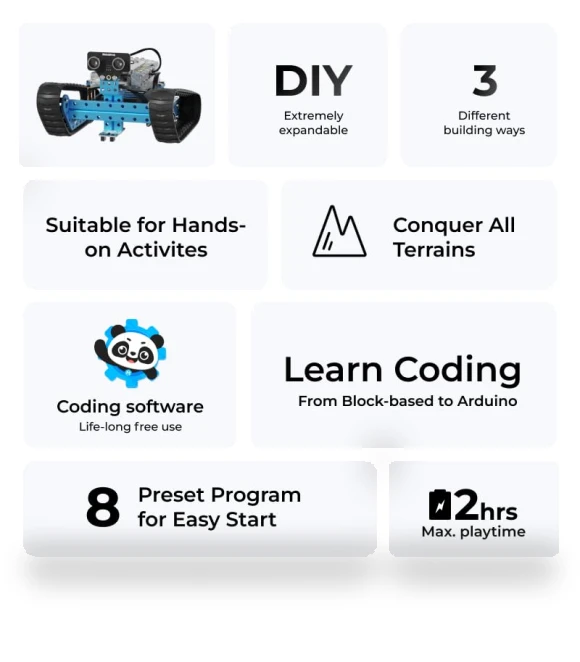 3 in 1 Robotics Kit for Kids — Construction Kits, Makeblock