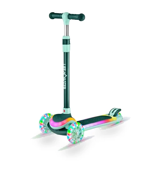 3-Wheel Kids Scooter with Multi-Color Lights — Pedal Cars, Lifemaster