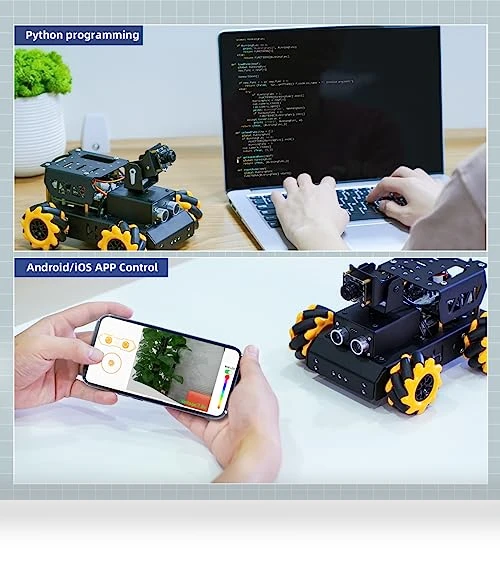 AI Vision Robot Car Kit — Robotic Enhancements, Hiwonder