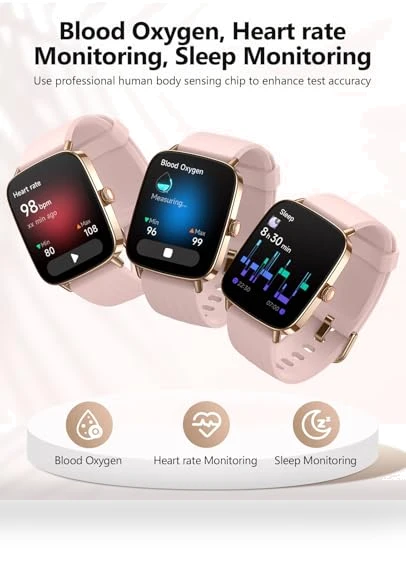AI Voice Smartwatch for Women — Smartwatches, SOUYIE