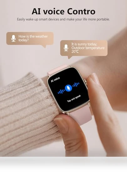 AI Voice Smartwatch for Women — Smartwatches, SOUYIE