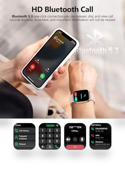 AI Voice Smartwatch for Women — Smartwatches, SOUYIE