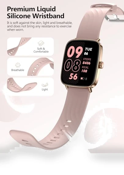 AI Voice Smartwatch for Women — Smartwatches, SOUYIE