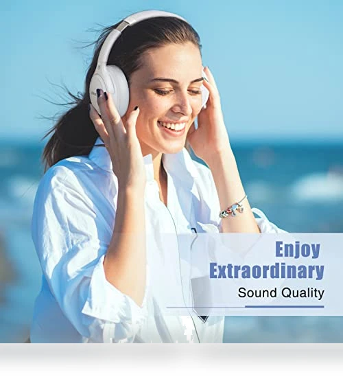 Bluetooth Headphones Over Ear — In-Ear Headphones, BERIBES
