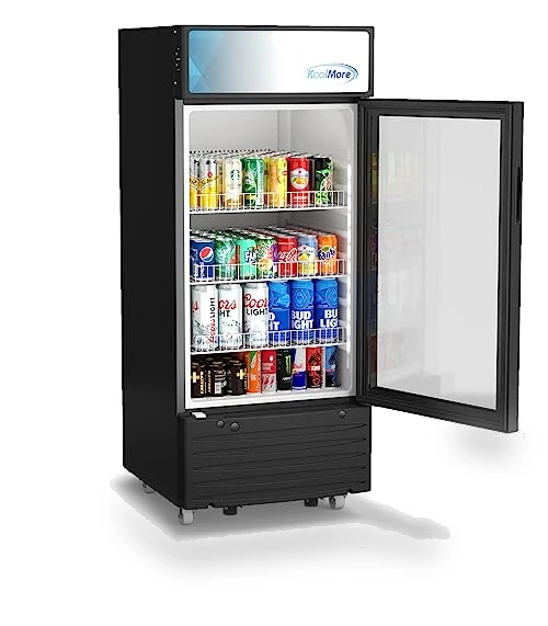 Commercial One Glass Door Display Upright Beverage Refrigerator Cooler Merchandiser — Mini Fridges, KoolMore