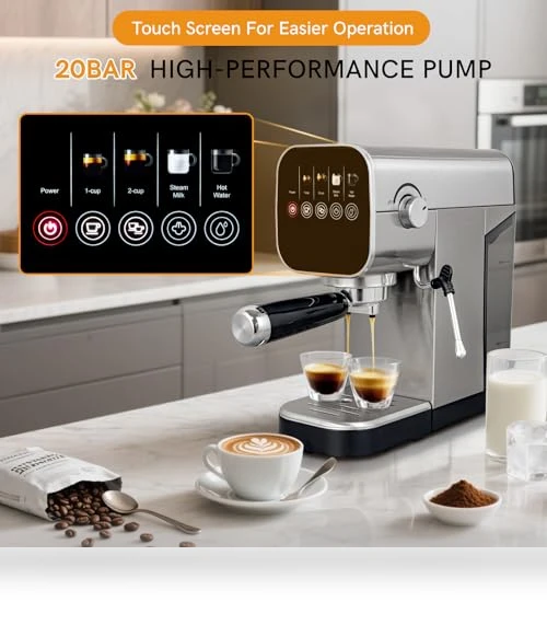 Compact Cappuccino Machine — Coffee & Espresso Combos, BBday