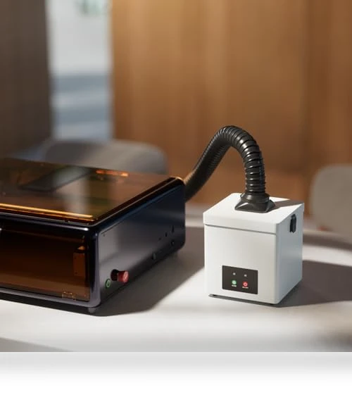 Desktop Smoke Purifier — Activated Carbon Air Purifiers, Creality