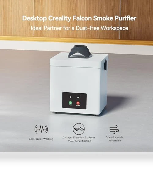 Desktop Smoke Purifier — Activated Carbon Air Purifiers, Creality