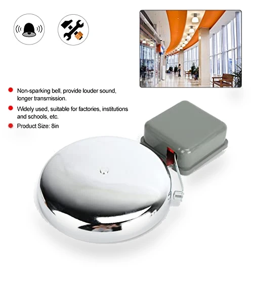 Extra Loud Doorbell Electric Bell — Safety Alarms & Signals, Leapiture