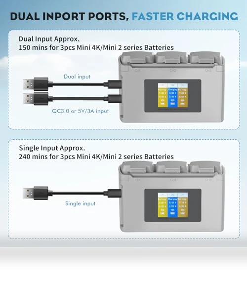Intelligent Battery with Display Two-Way Charging Hub — Batteries, Aovee