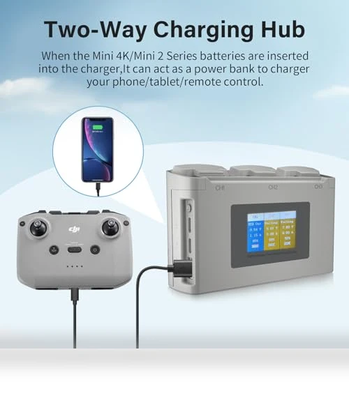 Intelligent Battery with Display Two-Way Charging Hub — Batteries, Aovee