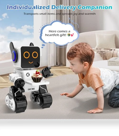 Interactive Intelligent LED Light RC Robot Toy — Interactive Figures & Robots, HBUDS