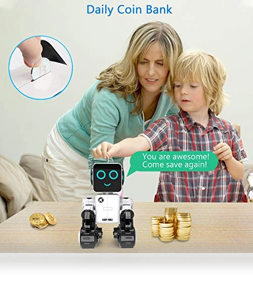 Interactive Intelligent LED Light RC Robot Toy — Interactive Figures & Robots, HBUDS