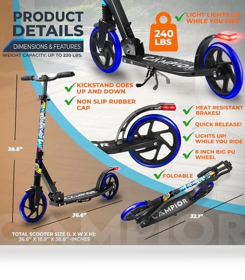 Kick Scooter — Push Scooters, Campior