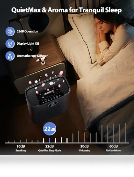 Large Room Air Purifier with Smart Mode — Activated Carbon Air Purifiers, ECOSELF