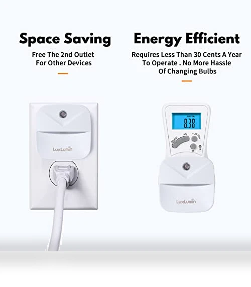 LED Night Lights with Dusk-to-Dawn Sensor — Night Lights, LuxLumin