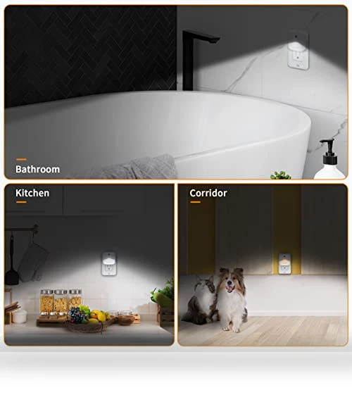 LED Night Lights with Dusk-to-Dawn Sensor — Night Lights, LuxLumin